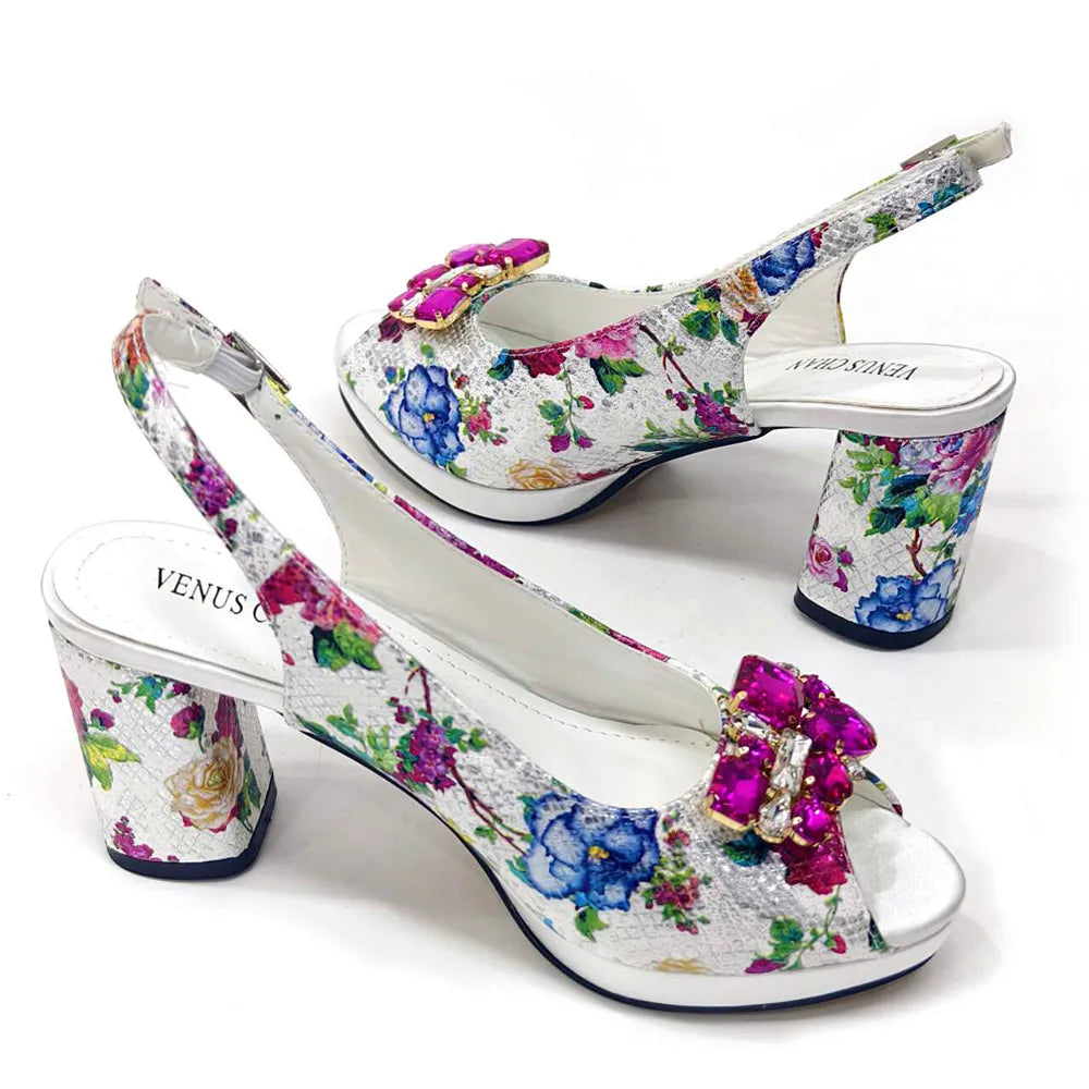 Wedding Bigger Size Thick Heel Shoes