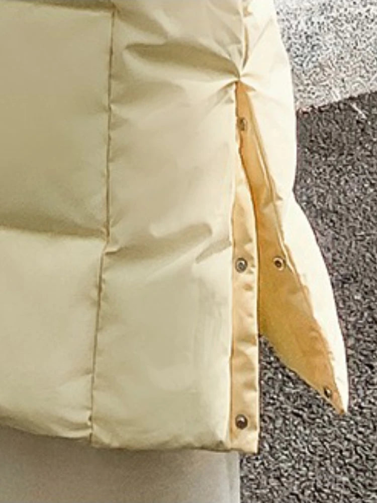 2025 Winter Women Jacket Coats Long Parkas Female Down Cotton Hooded Overcoat Thick Warm Jackets Windproof Casual Student Coat