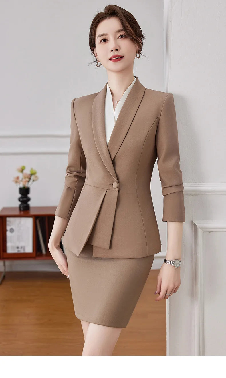elegant Women Solid Suits