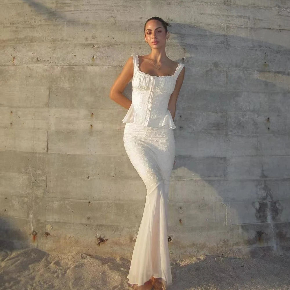 Summer 2 Piece Dress Set Elegant