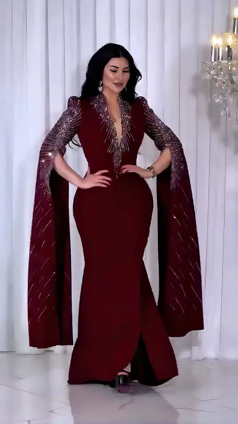 luxury black gala Dress