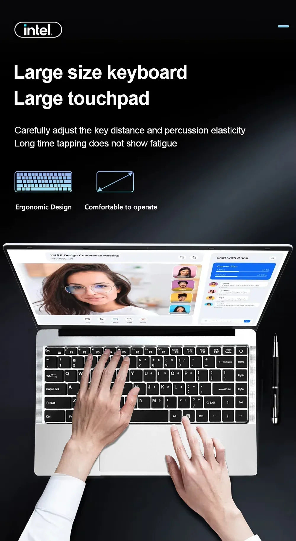 2025 Office Laptop Windows 11 intel core i7-7500U/intel Atom x7 A3950 14.1"  Notebook Computer 1920*1080P  12GB RAM 1/2TB SSD