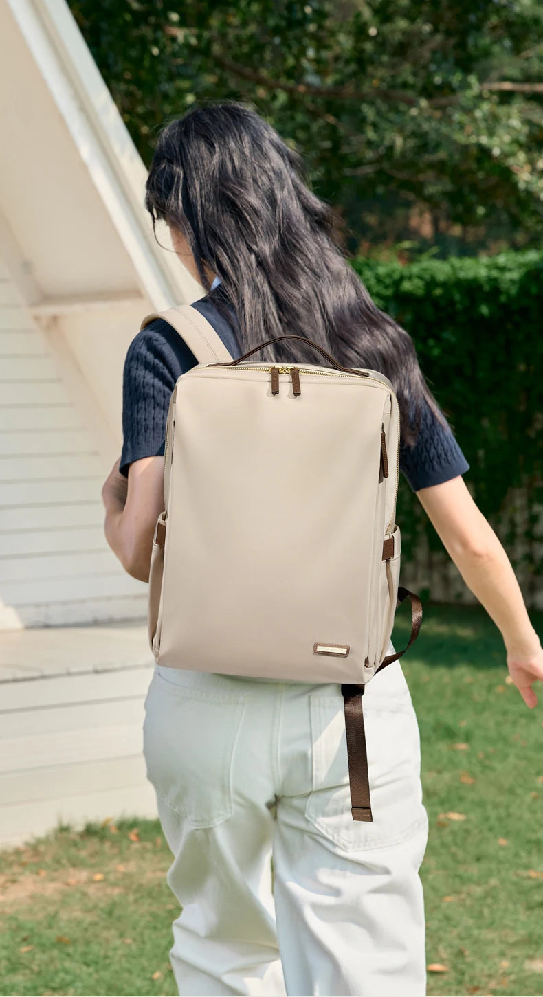 GOLF Laptop Backpack Women Elegant 14 inch Notebook Bags Waterproof Backpacks Woman Work Back Pack Casual Multi Pockets Bagpack
