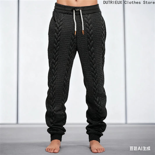 Fall/Winter Men's Pants, Soft and Comfortable Casual Sportswear Pants, Fashionable Street Business Men's  Trousers