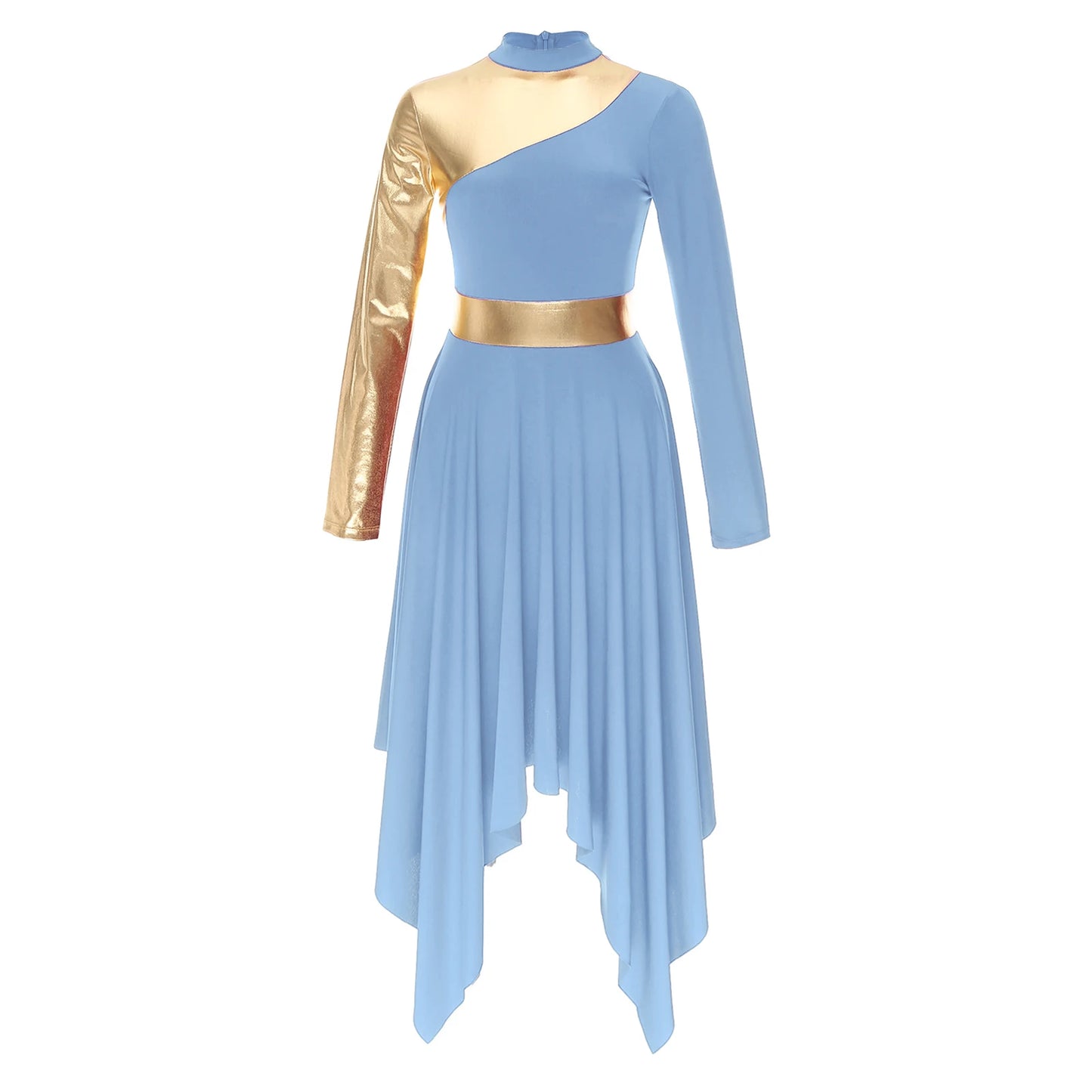 Women Worship Robe Lyrical Praise Dance Costume Modern Dress Adults Liturgical Celebration of Spirit Dancewear Performance Dress