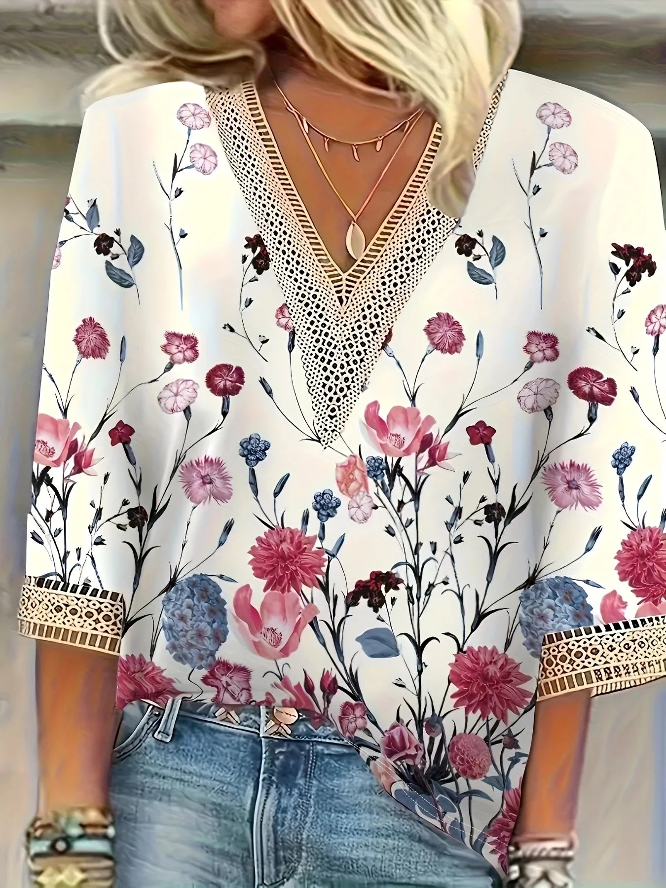 Plus Size Temperament Loose Woman Shirt Fashion Casual Blouse Elegant Long Sleeve Woman Shirt Holiday Weekend Top