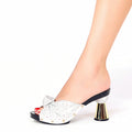 shoes for women 2025 Sexy slippers  High heels Nigeria Africa  Suitable for Party  wedding Birthday Wearing slipper