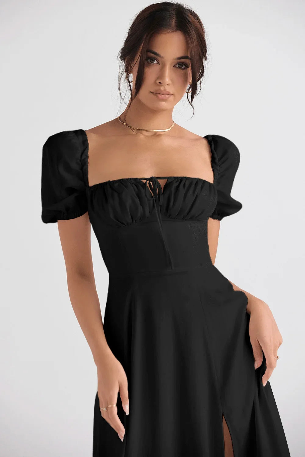 Women Beach Vacation Dress French Lazy Style Dress-Solid Color Or Printed Multi-Color Spring Summer 2025 New Arrival