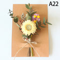 1pc Mini Natural Dry Flowers Bouquet Bridesmaid Boutonnieres Christmas Wedding Decor Valentine's Day DIY Floral Materials