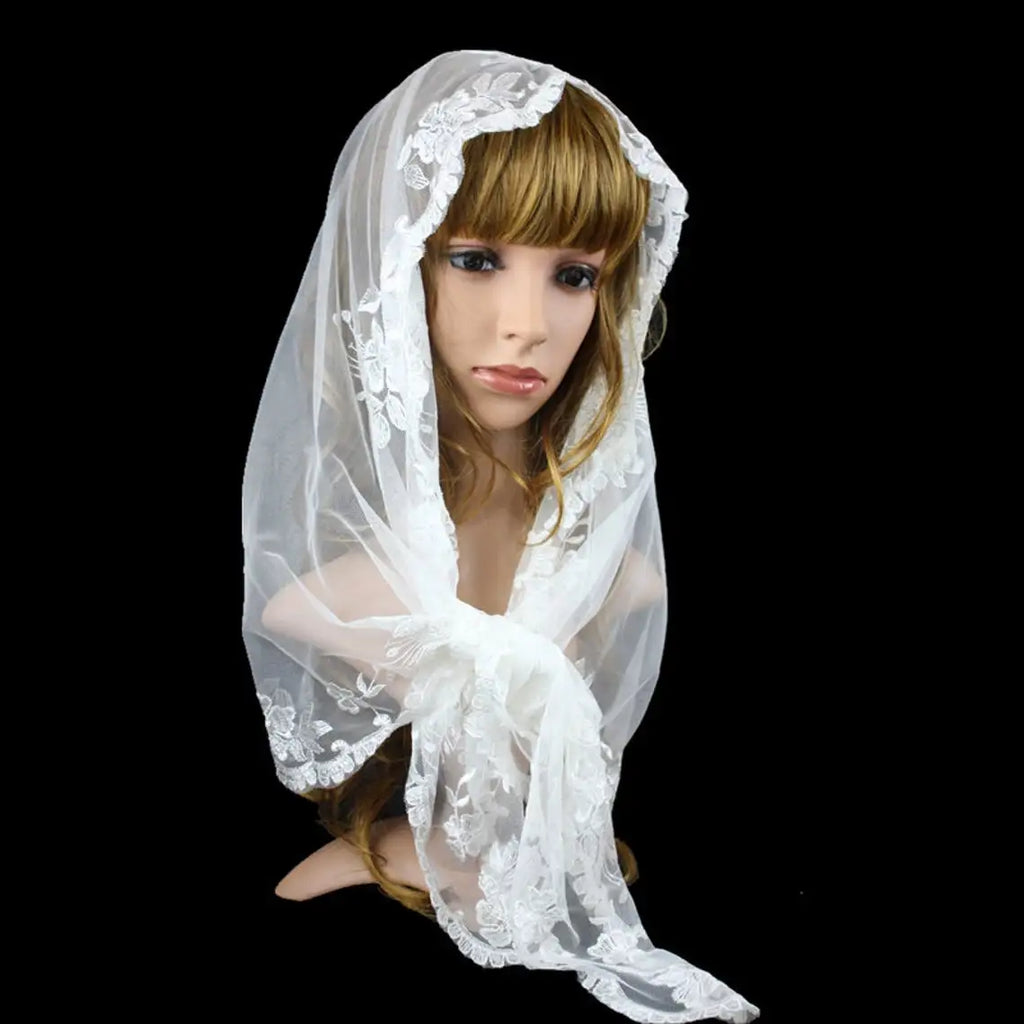 Style Lace Mantilla Women  Veil