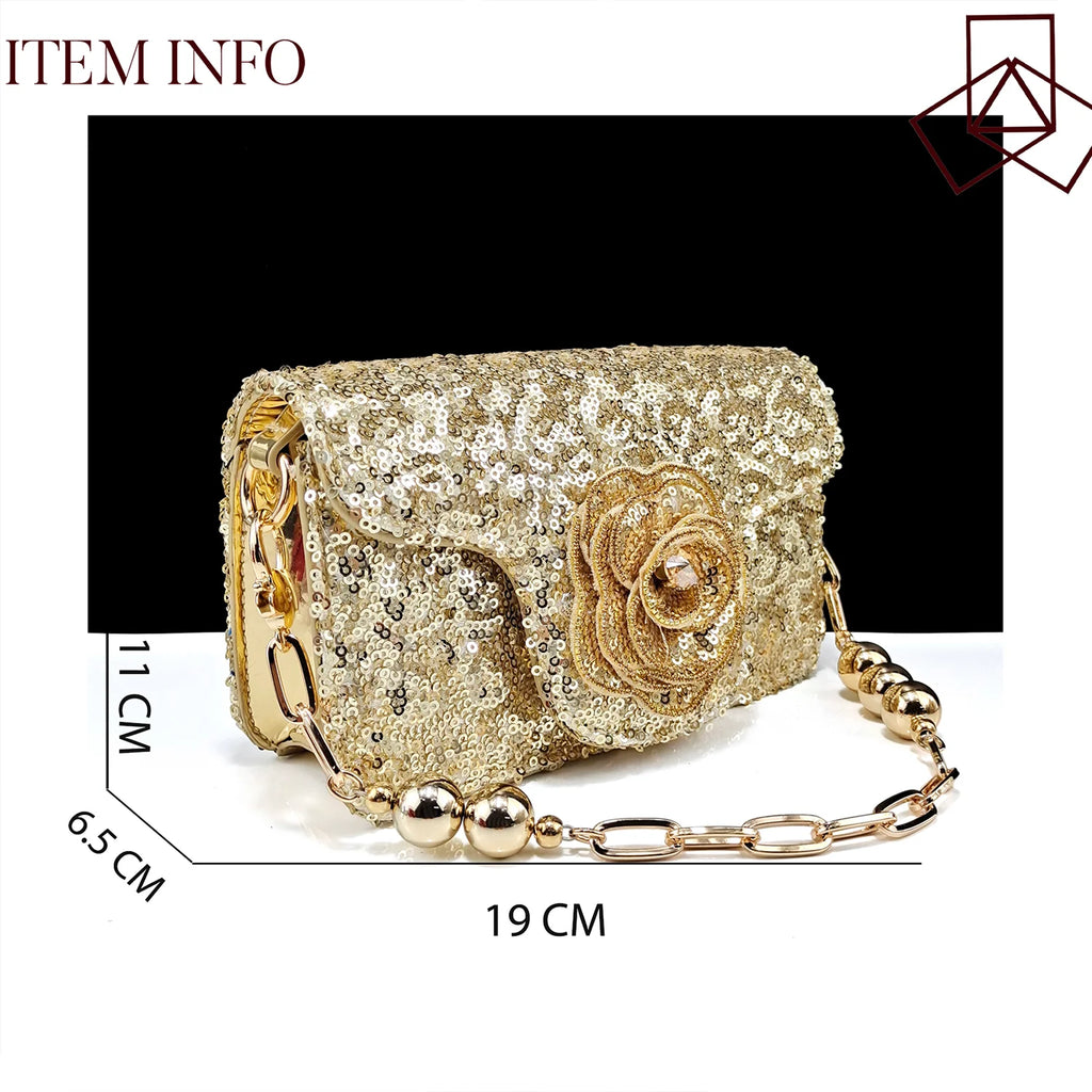 Elegant Handbags and Medium Heel shoes