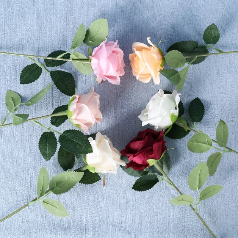Artificial Roses Flowers Wedding Procional Flower Arch Decor Handheld Baund Wall Flower Bouquet Home Decor Accories