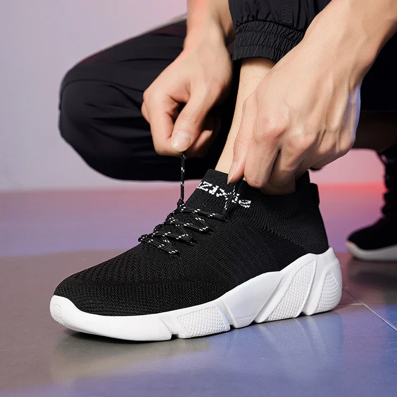 Lover Sneakers Men Women Sock Shoes Lady Plus Size Light Walking Shoes Camouflage Student Shoes Breathable Non-Slip