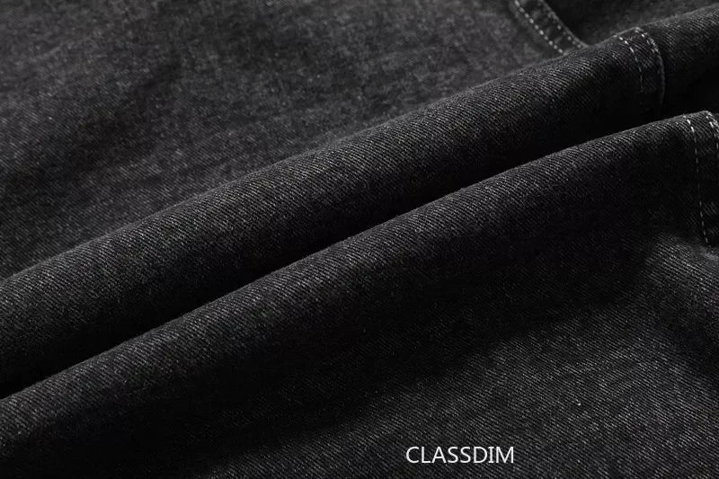 Men Winter Black Denim Jackets Fleece Warm Coats Good Quality Male Casual Winter Jackets Outwear Casual Coats Winter Clothes 4XL