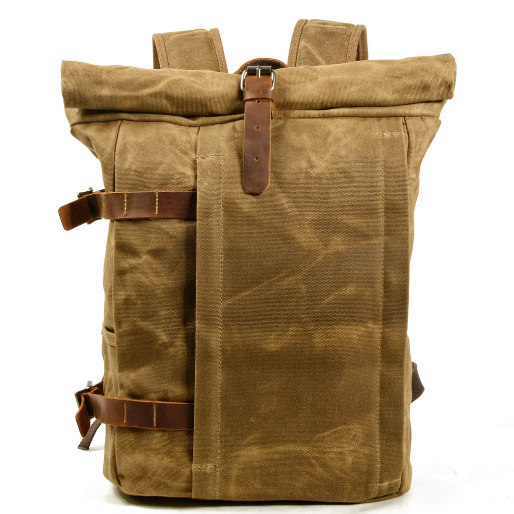 Outdoor backpack leisure fashion trend college student bag computer bag men's motorcycle backpack tide female mountaineering bag