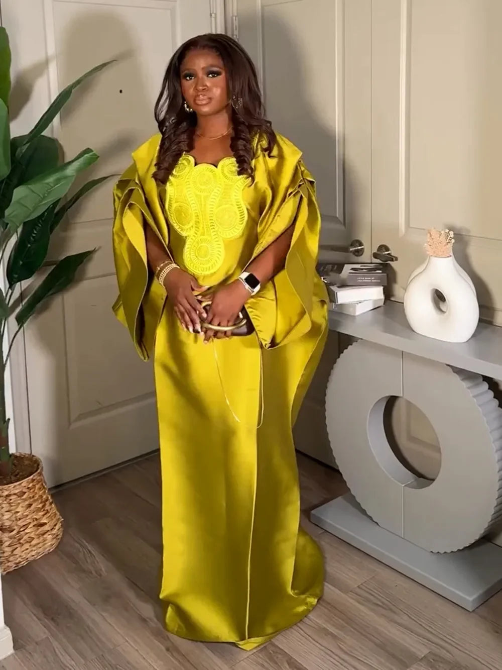 2025 African Dresses for Women Traditional Africa Clothing Dashiki Ankara Outfits Gown Abayas Robe Muslim Kaftan Maxi Long Dress