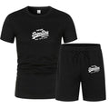 Men's summer sportswear tops, T-shirts, sports shorts, 2025 new T-shirt sets, quick-drying clothes