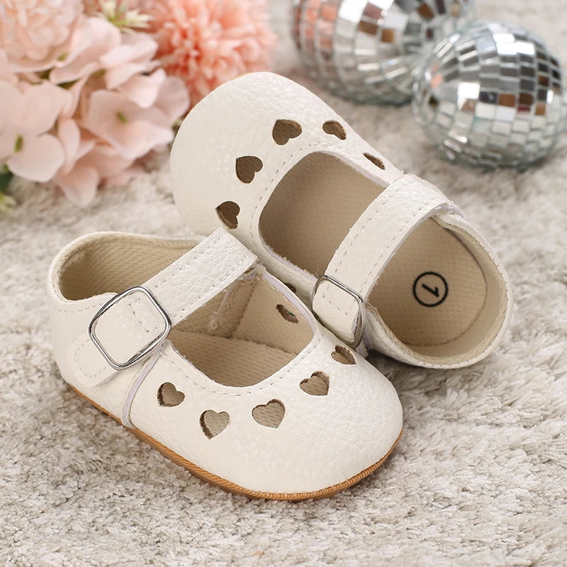 Cute White Lace Baby Girl Princess shoes  Baby Moccasins Moccs Shoes Bow Fringe Rubber Soled Non-slip Footwear Crib Shoes