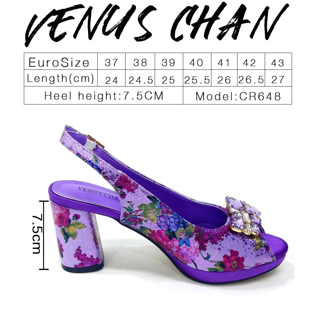 Wedding Bigger Size Thick Heel Shoes