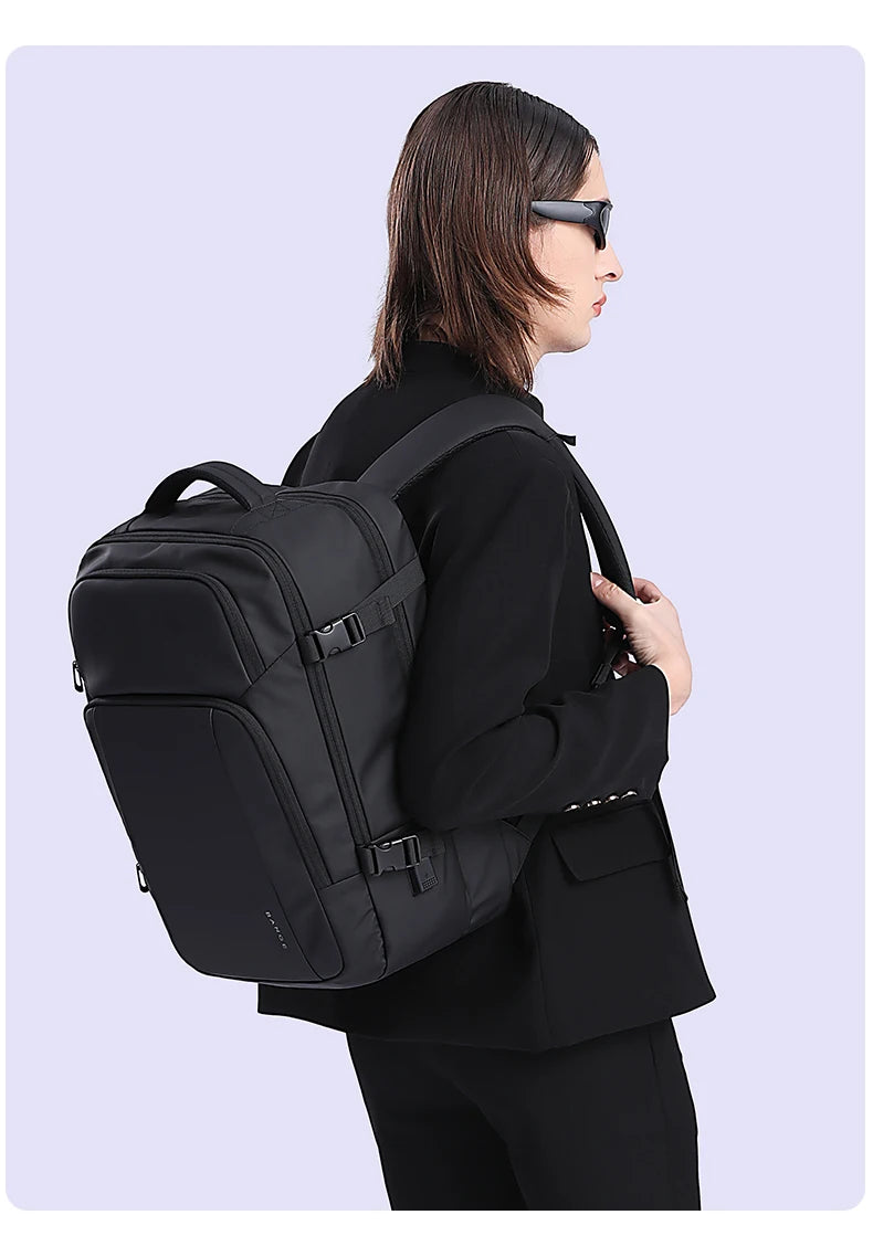 BANGE New Design Large Capacity Oxford Men 15.6 inch Laptop Backpack Softback Business Waterproof Backpacks with USB Charing