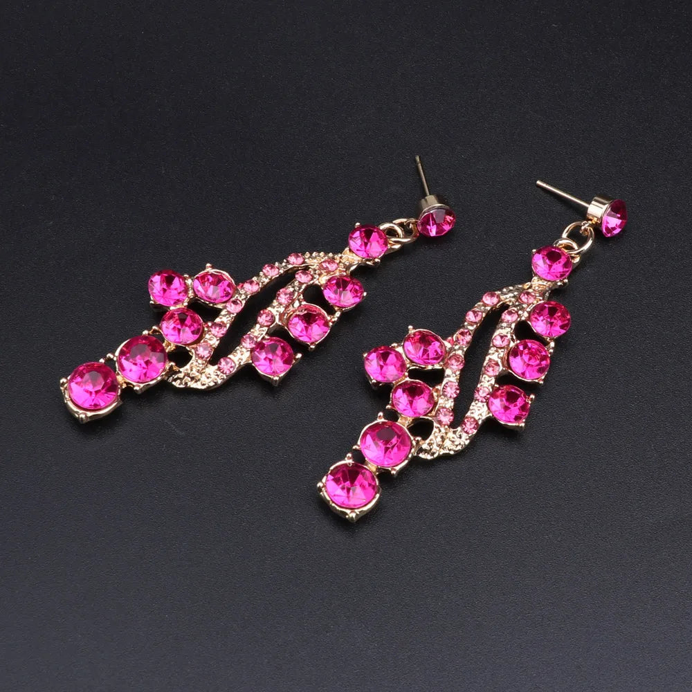 Necklace Earrings Indian Bridal Jewelry Sets For Brides Wedding