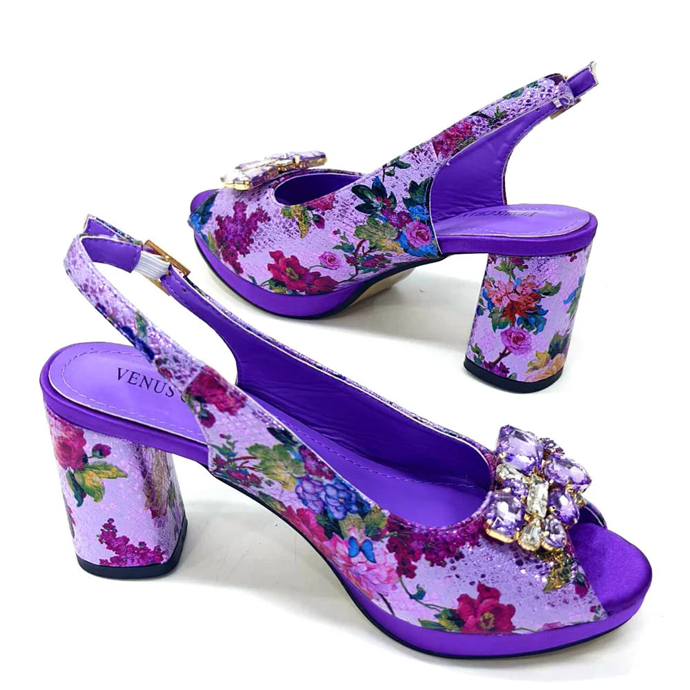 Wedding Bigger Size Thick Heel Shoes