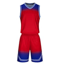 Men's And Women's Basketball Clothing Set Summer Fashion New Short Sleeve Casual Loose Comfortable Quick Drying T-shirt + Shorts