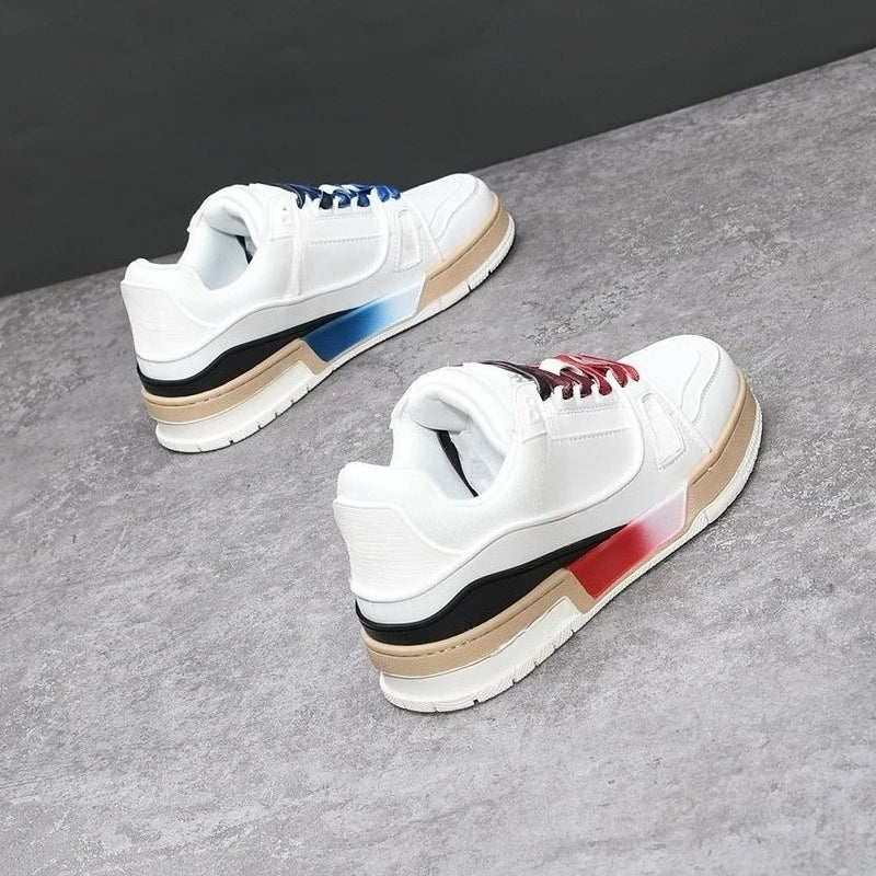 Black Warrior Men's Spring and Autumn New Trend Versatile Autumn Sports Leisure Small White Board Shoes