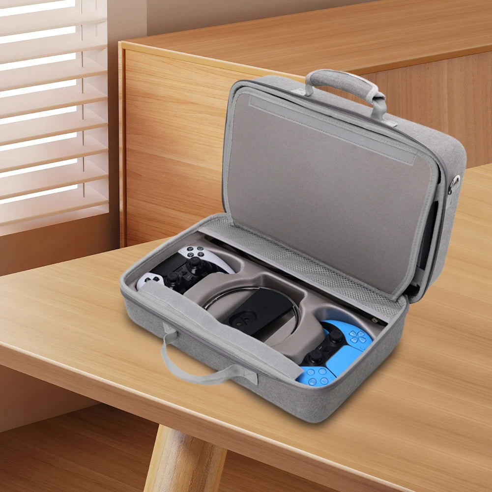 Hard Shell Carrying Case Storage Bag for PS5 Slim for PS5 Slim Console Controllers and Other for Playstation 5 Slim Console