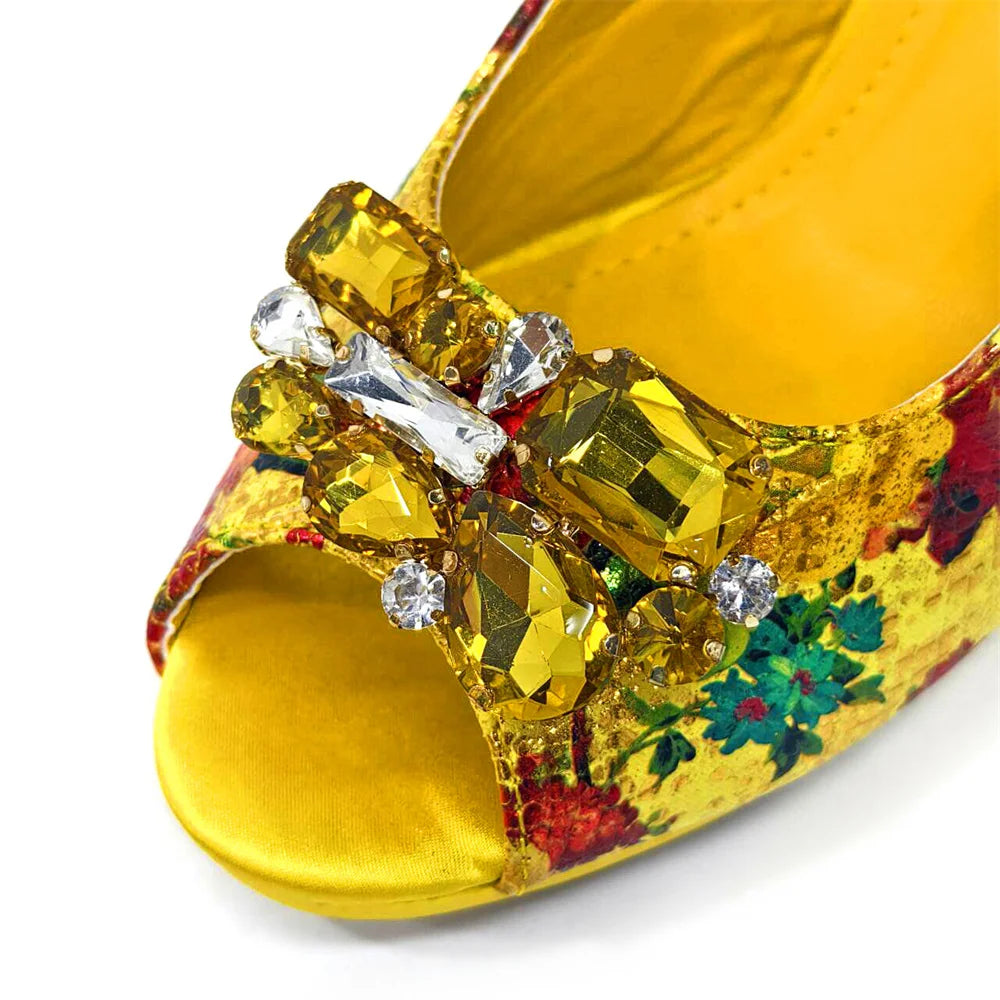 Wedding Bigger Size Thick Heel Shoes