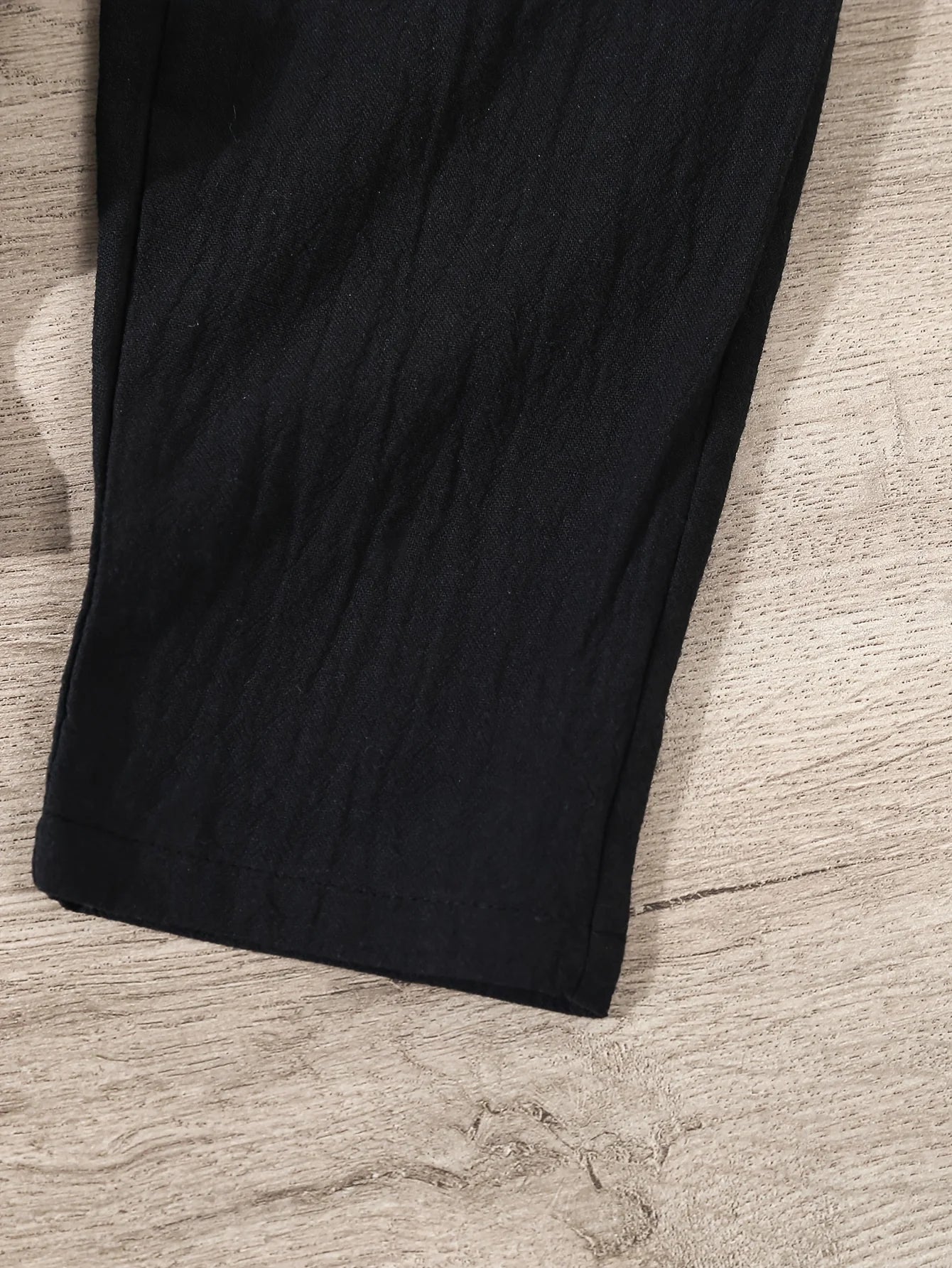 Summer's New Ethnic-Style Clothing For Baby Boys, A Two-Piece Short-Sleeved And Long-Pants Street Simple And Casual Set