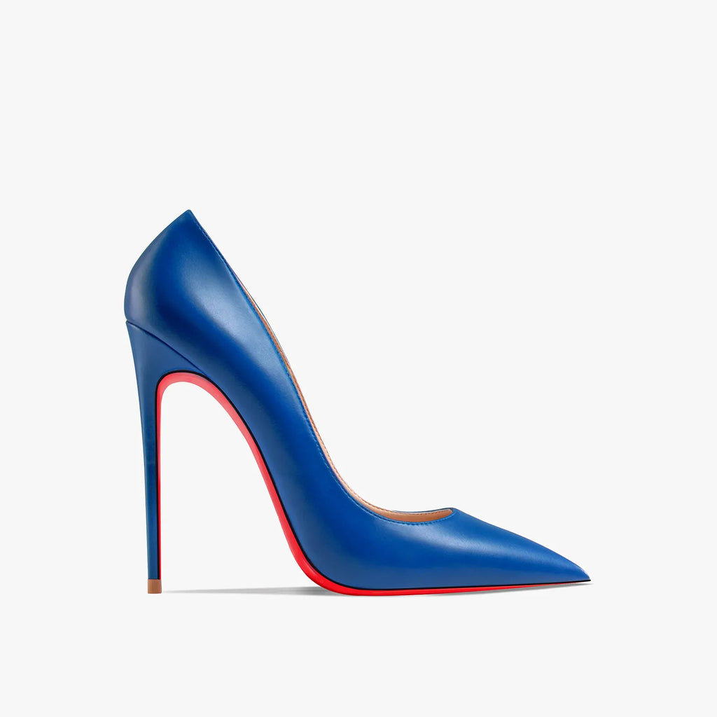 Heels for women Pointed toe Luxury Brand Women's High Heels Red soled Pumps Red Bottoms Matte Stiletto Ladies elegant shoes 12cm