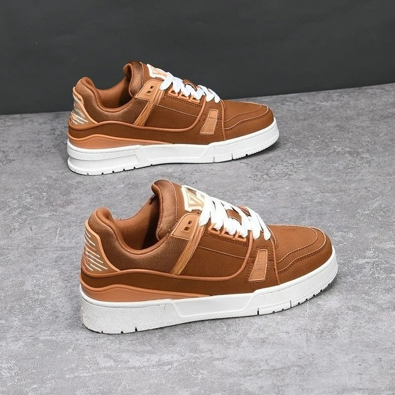 Black Warrior Men's Spring and Autumn New Trend Versatile Autumn Sports Leisure Small White Board Shoes