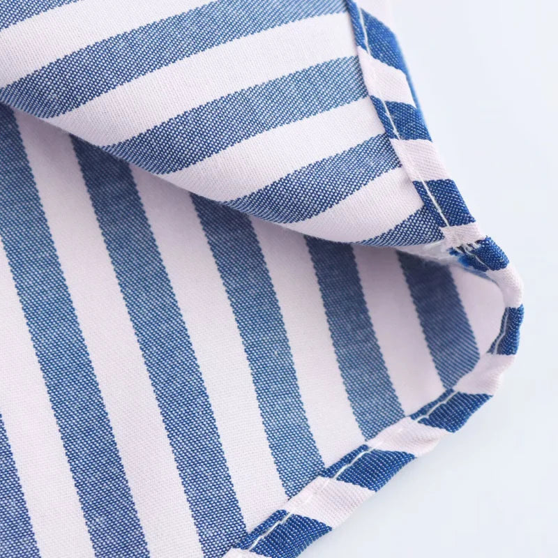 Traf 2025 women's spring new Europe-American fashion striped long sleeve lapel loose version poplin shirt multi-color selection