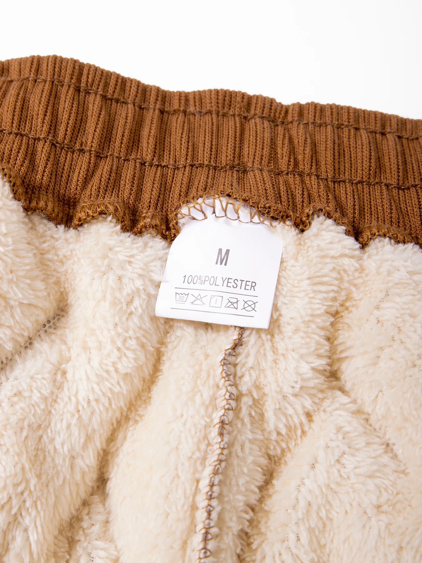 Winter Sweatwear Men's Plush Thick Fleece Sweatpant Lambswool Thermal Trousers Casual Pants Waterproof Windproof Warm Pants