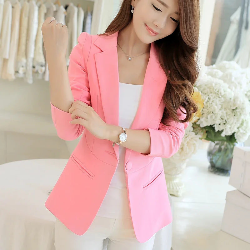 Casual Slim Blazers Jack Jacket Office