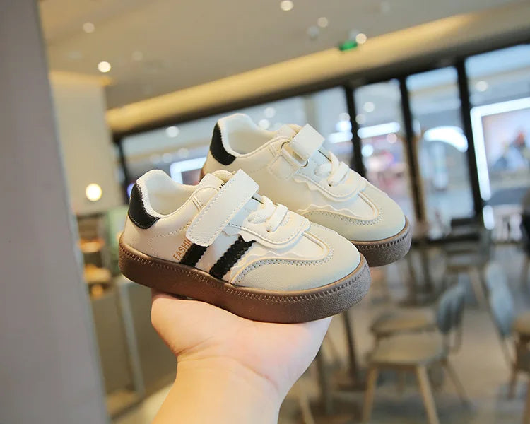 New White Casual Shoes for Baby Boy Girl Children Sneaker Spring Kids Sports Shoes Soft Sole Toddler Walking Shoes 1-7 Years