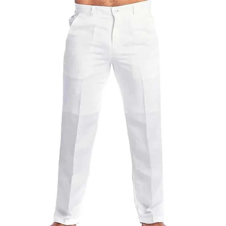 Men's Clothing Linen Casual Pants
