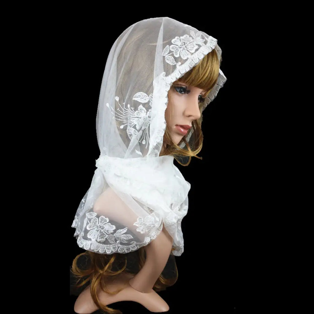 Style Lace Mantilla Women  Veil