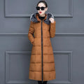 womens winter jackets and coats 2022 Parkas for women long Wadded Jackets female warm Outwear With a Hood  Faux Fur Collar