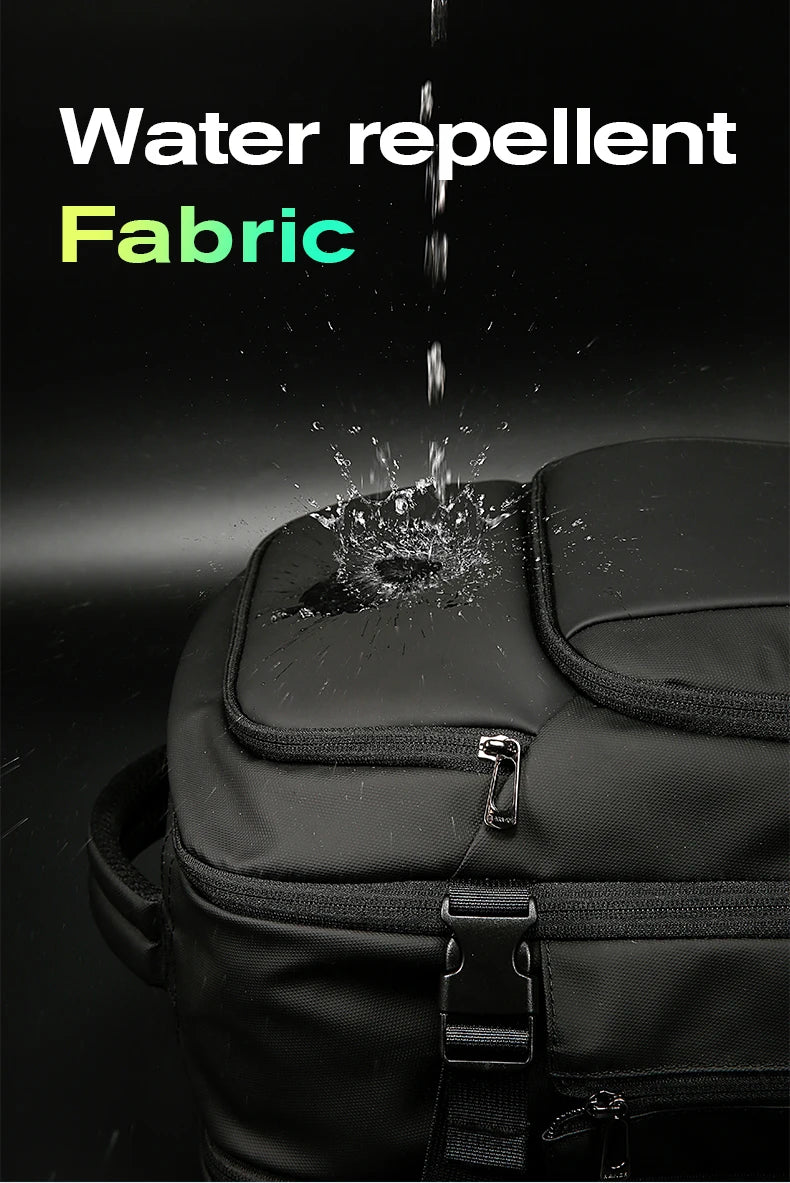 BANGE New Design Large Capacity Oxford Men 15.6 inch Laptop Backpack Softback Business Waterproof Backpacks with USB Charing