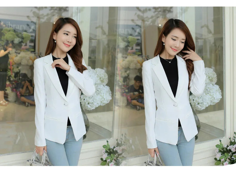 Casual Slim Blazers Jack Jacket Office