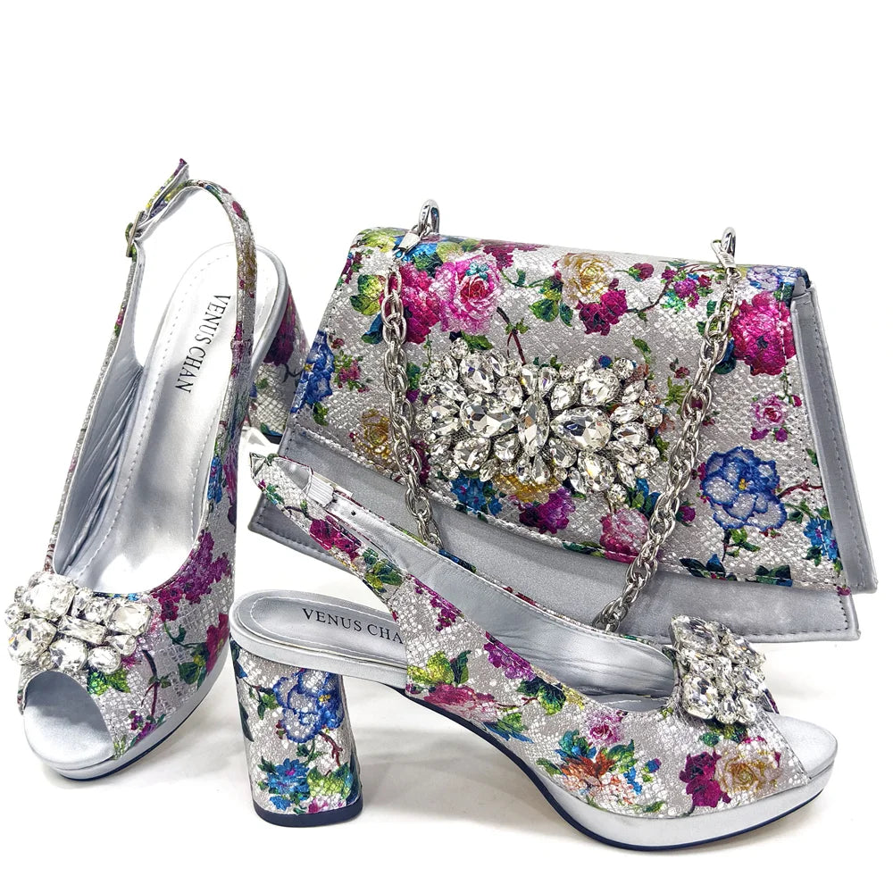 Wedding Bigger Size Thick Heel Shoes