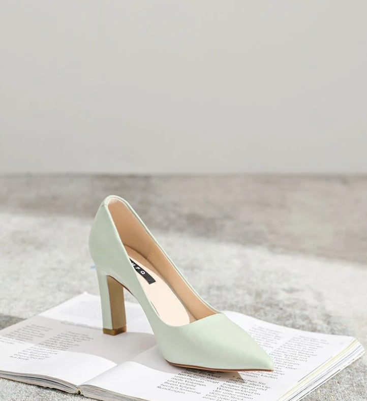 Sexy Shoes For Women Wedding Bride Shoe On Heeled Pumps Woman Black Pointed Toe High Heels 39 Young Casual Social Premium