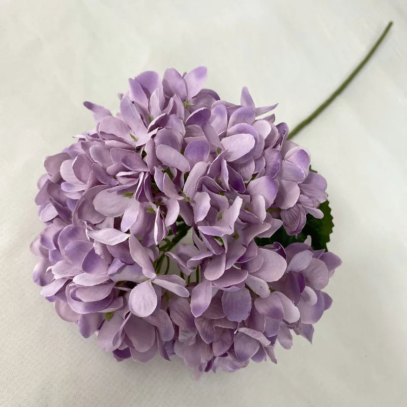 58cm Beautiful Silk Artificial Flowers Hydrangea bouquet for Home Party Wedding living room   decoration accessories