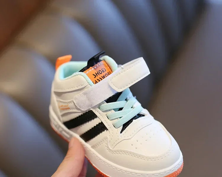 Size 21-32 Children Anti-slip Wear-resistant Casual Shoes Girls Boys Kids Soft Sole Toddler Shoes Baby Breathable Sport Sneakers