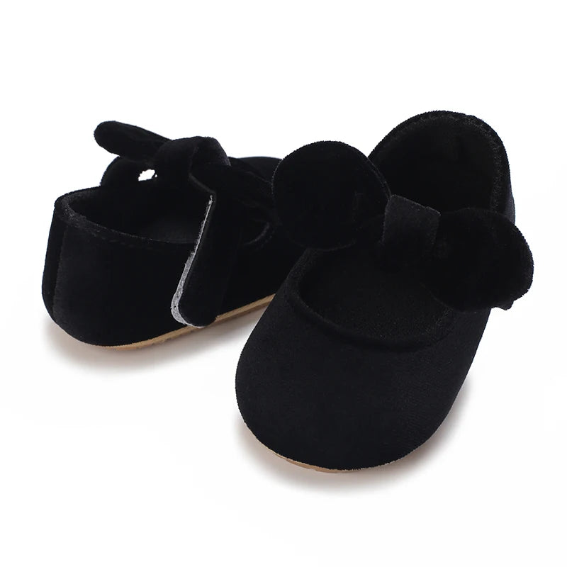 Cute White Lace Baby Girl Princess shoes  Baby Moccasins Moccs Shoes Bow Fringe Rubber Soled Non-slip Footwear Crib Shoes