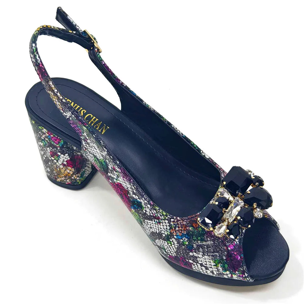 Wedding Bigger Size Thick Heel Shoes