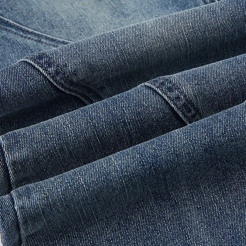 IAMSURE Y2K Casual Slim Pockets Jeans Flare Pants Basic Low Waisted Boot Cut Pants Women 2025 Spring Autumn Streetwear Ladies