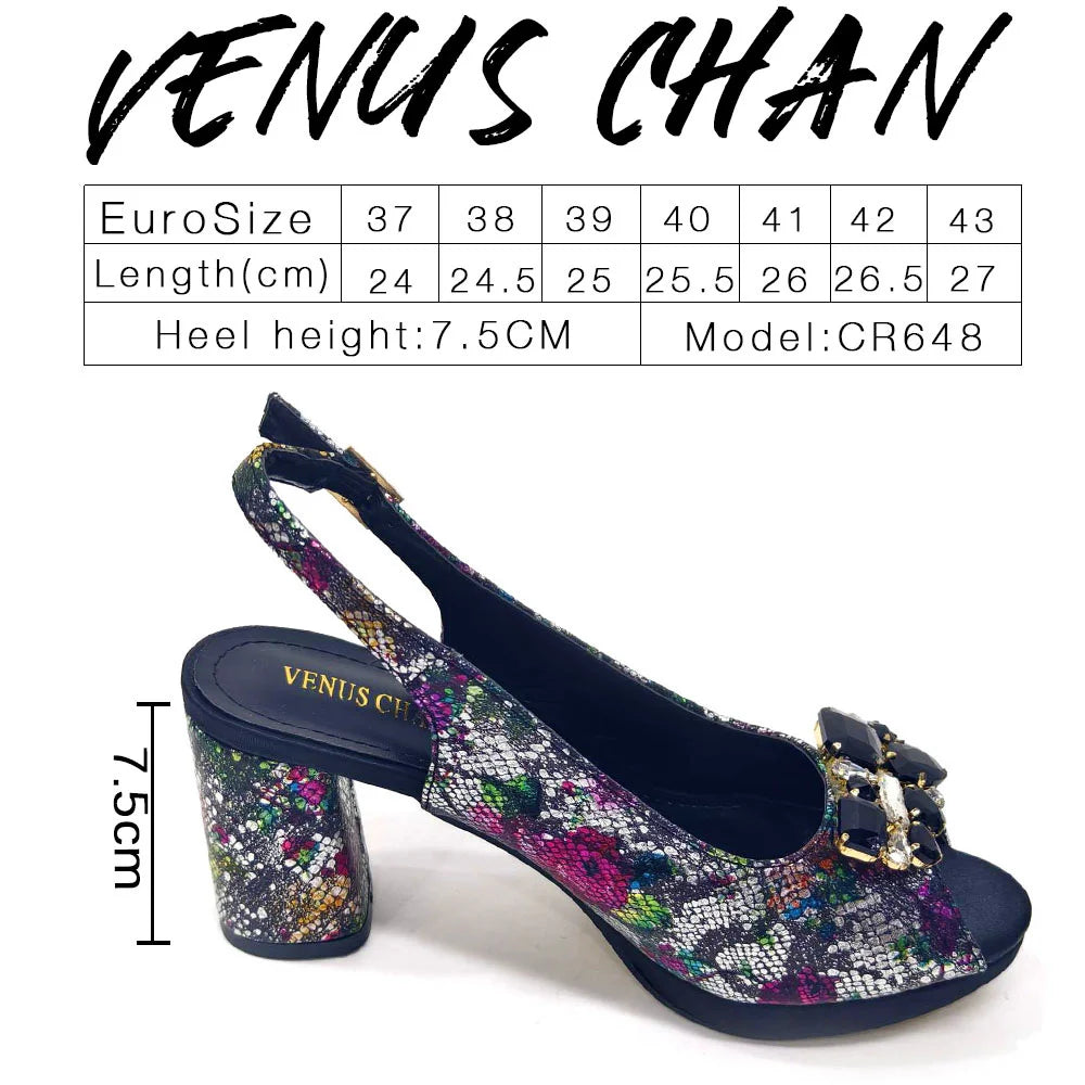 Wedding Bigger Size Thick Heel Shoes